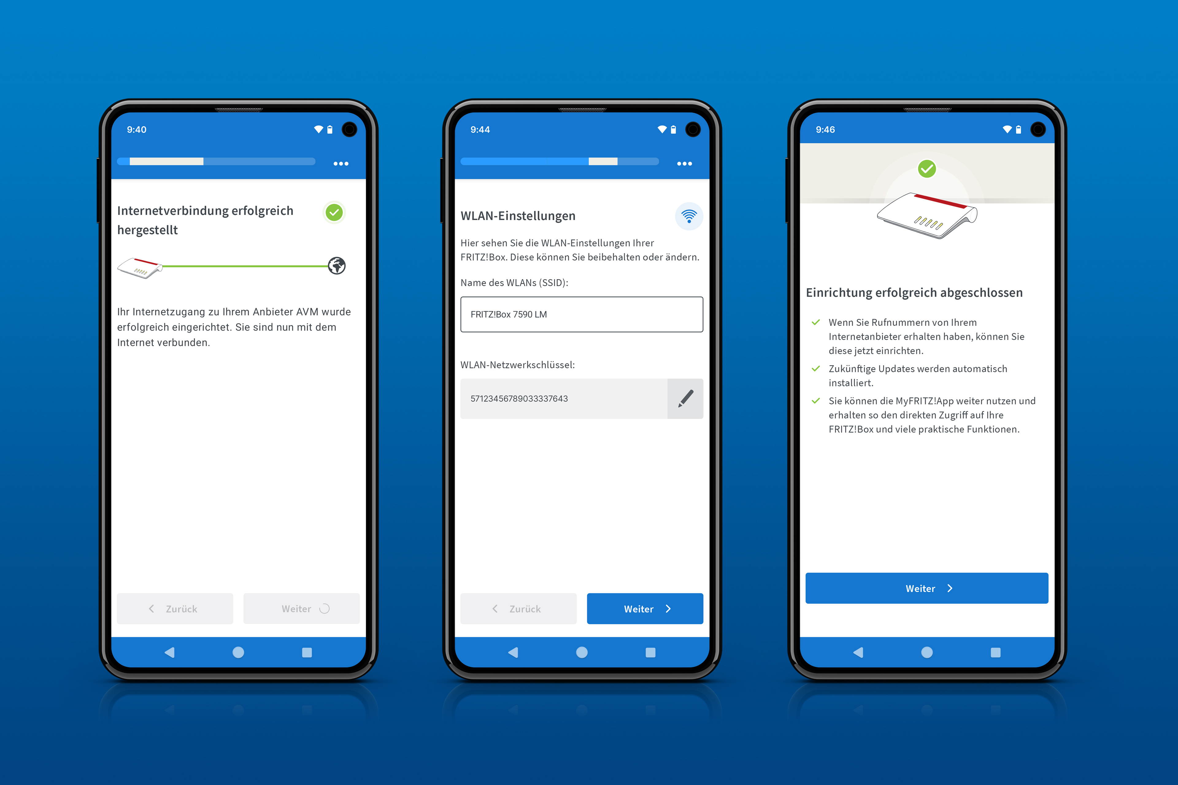 Set up FRITZ!Box via smartphone: MyFRITZ!A… | FRITZ! Unternehmen